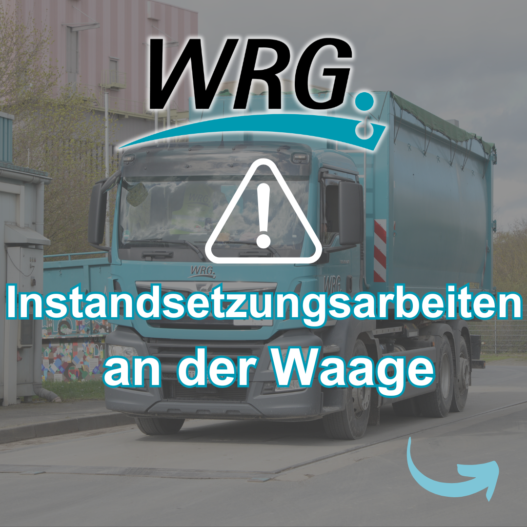 Instandsetzungsarbeiten an der Waage